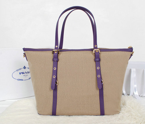 2014 Prada shoulder bag fabric BL4253 purple for sale - Click Image to Close